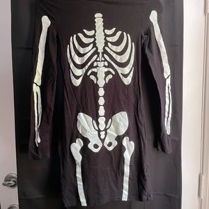 H&M size 4 slim fit skeleton dress